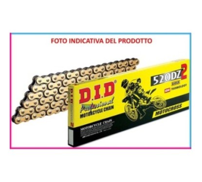 DID CHAIN 520DZ2 +2 LINKS GAS GAS MC 125 02 G B 118 LINKS