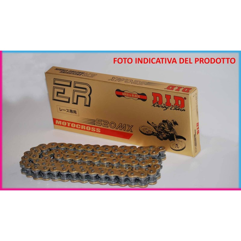 DID CATENA 520MX +2 MAGLIE HUSQVARNA TC 510 02-04 G B 118 MAGLIE