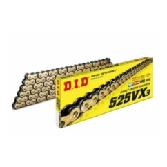 DID CHAIN 525VX3 +2 LINKS SUZUKI DL AV Strom ABS 650 12-16 G B 122 LINKS