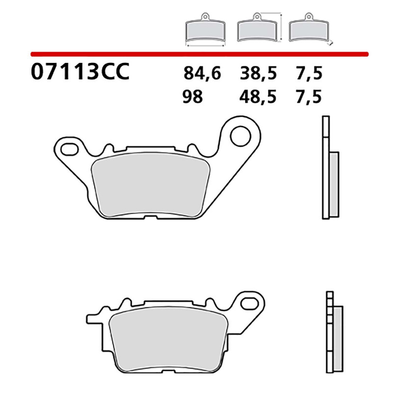 brembo kit pastiglie freno ant monta su yamaha n max 125 15 20 07113