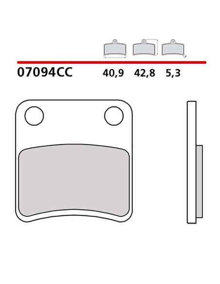 brembo rear brake pad kit mounts on piaggio mp3 sport advanced euro 5 abs 500 21 21 cod07094