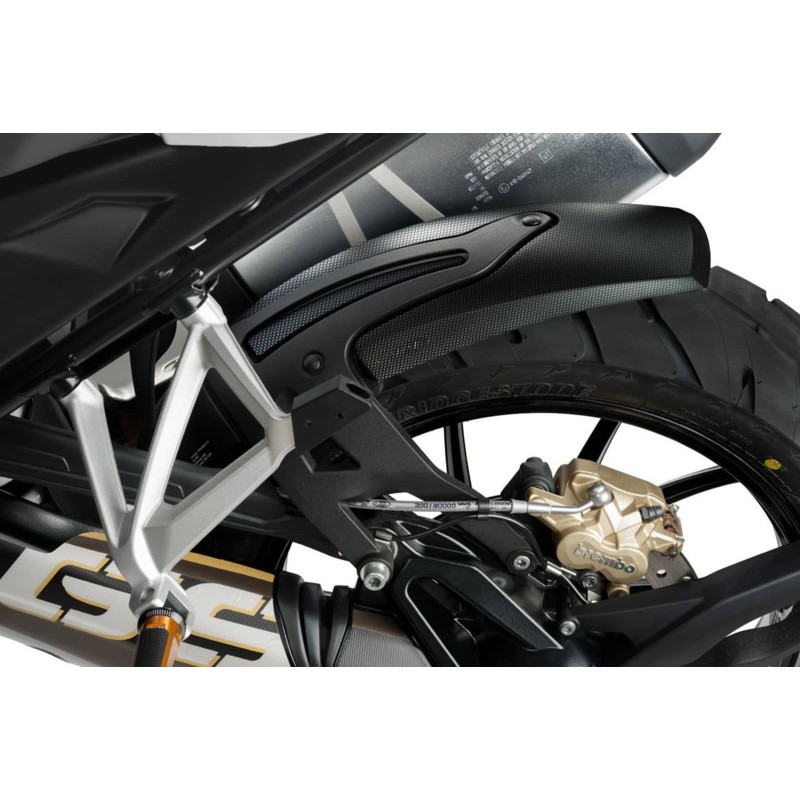 GARDE-BOUE ARRIERE PUIG BMW R1250 GS TRIPLE NOIR 21-23 LOOK CARBONE