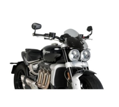 PUIG NAKED WINDSCHILD NG TOURING TRIUMPH ROCKET 3R 20-24 LIGHT SMOKE