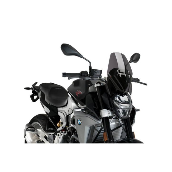 PUIG NAKED NG SPORT SCREEN-NO SUPPORT. FOR BMW F900 R 20-24 DARK SMOKE