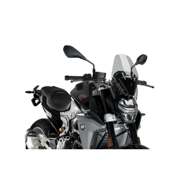 ECRAN PUIG NAKED NG SPORT - PAS DE SUPPORT. POUR BMW F900 R 20-24 FUMEE CLAIRE