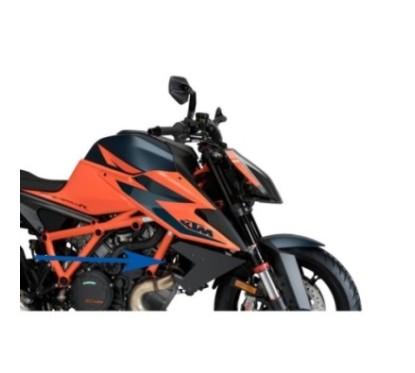 PUIG SPOILER DOWNFORCE NAKED KTM 1290 SUPERDUKE RR 22-24 BLACK