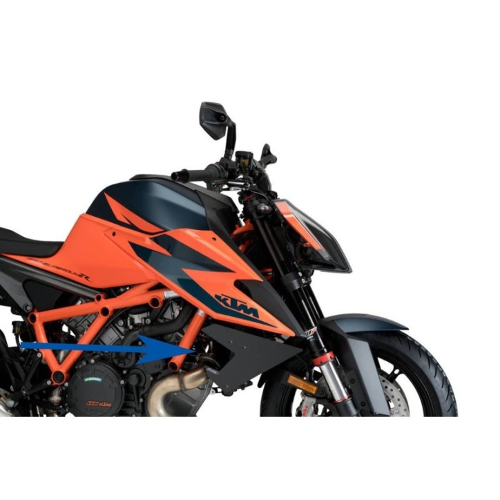 PUIG SPOILER DOWNFORCE NAKED POUR KTM 1290 SUPERDUKE RR 22-24 NOIR