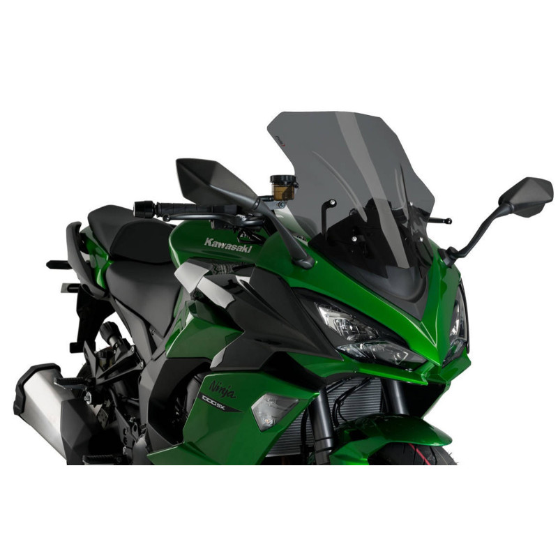 puig cupolino racing per kawasaki z1000sx tourer 17 19 fume scuro