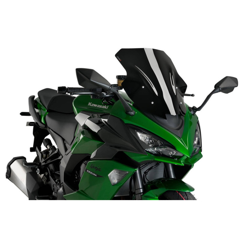 Puig Racing Windschutzscheibe fur Kawasaki Z1000SX Tourer 17 19 schwarz