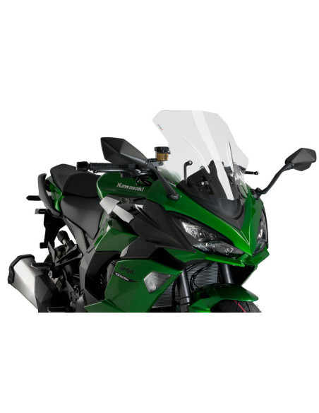 Pare-brise Puig Racing transparent pour Kawasaki Z1000SX Tourer 17/19