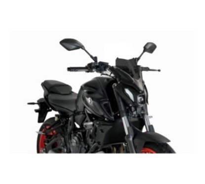 ECRAN PUIG NAKED NG SPORT YAMAHA MT-07 21-24 FUME FONCE