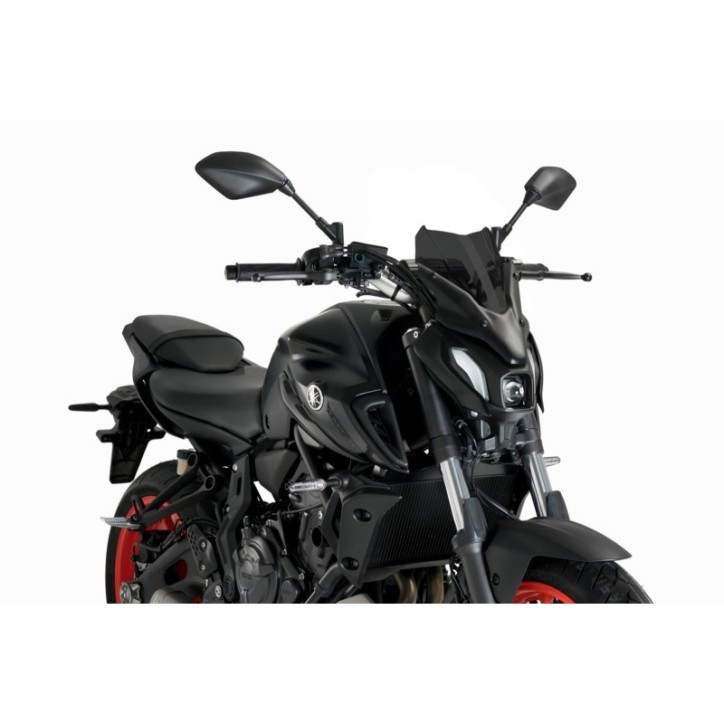 PANTALLA PUIG NAKED NG SPORT PARA YAMAHA MT-07 21-24 HUMO OSCURO