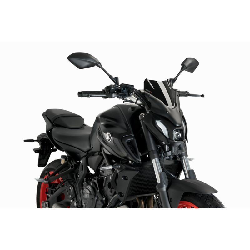 Bulle Puig Naked NG Sport pour Yamaha MT-07 Pure 23/24 Noir