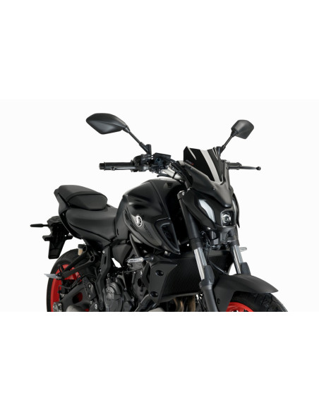 puig naked ng sport screen for yamaha mt 07 pure 23 24 black