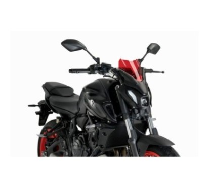 PANTALLA PUIG NAKED NG SPORT YAMAHA MT-07 21-24 ROJO