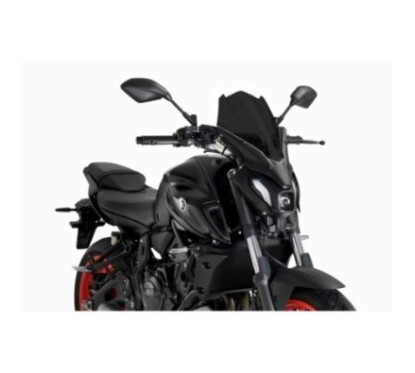 PANTALLA DESNUDA PUIG NG TOURING YAMAHA MT-07 21-24 HUMO OSCURO