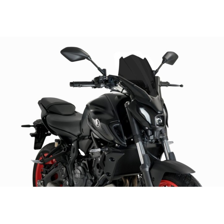 PUIG NAKED SCREEN NG TOURING FOR YAMAHA MT-07 21-24 DARK SMOKE