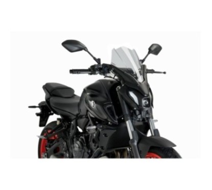 PUIG NAKED WINDSCHILD NG TOURING YAMAHA MT-07 21-24 LIGHT SMOKE