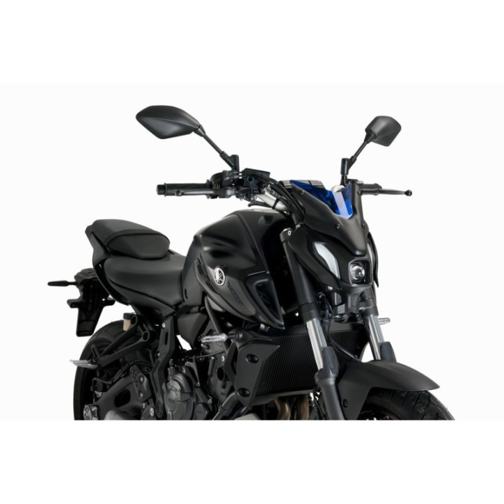 PUIG ECRAN NAKED N.G. SPORT PLUS POUR YAMAHA MT-07 21-24 BLEU