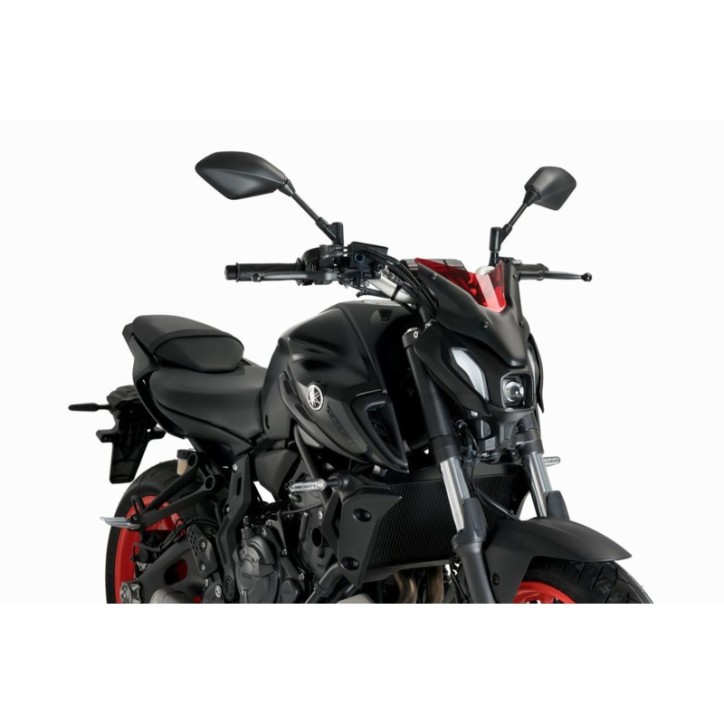 PUIG ECRAN NAKED N.G. SPORT PLUS POUR YAMAHA MT-07 21-24 ROUGE