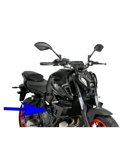 Becquet lateral Puig Downforce Naked Yamaha MT 07 Pure 23/24 Noir