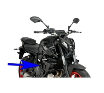 PUIG SPOILER DOWNFORCE NAKED YAMAHA MT-07 PURE 23-24 BLACK