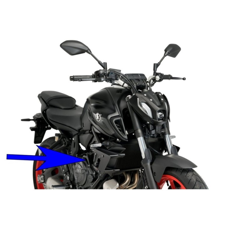 PUIG SPOILER DOWNFORCE NAKED POUR YAMAHA MT-07 PURE 23-24 NOIR