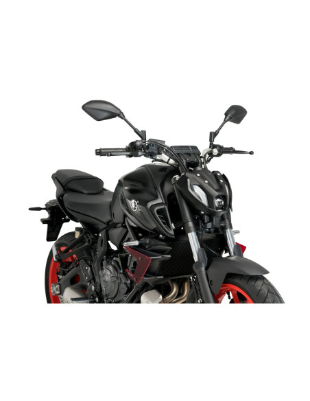 Aleron lateral Puig Downforce Naked Yamaha MT-07 Pure 23 24 Rojo
