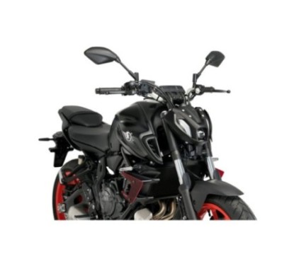 PUIG SPOILER DOWNFORCE NAKED YAMAHA MT-07 PURE 23-24 ROSSO