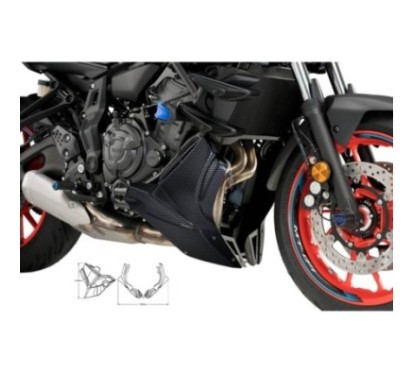 PUIG PUNTALE YAMAHA MT-07 PURE 23-24 CARBON LOOK