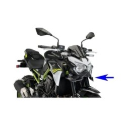 ALERON DELANTERO PUIG DOWNFORCE NAKED KAWASAKI Z900 20-24 NEGRO MATE