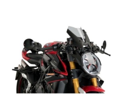 PUIG CUPOLINO NAKED N.G. SPORT MV AGUSTA BRUTALE 1000 RR 19-24 FUME CHIARO