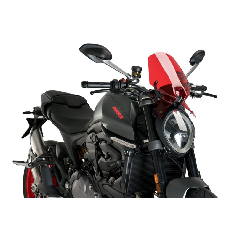 PANTALLA PUIG NAKED NG SPORT DUCATI MONSTER 937 21-24 ROJO