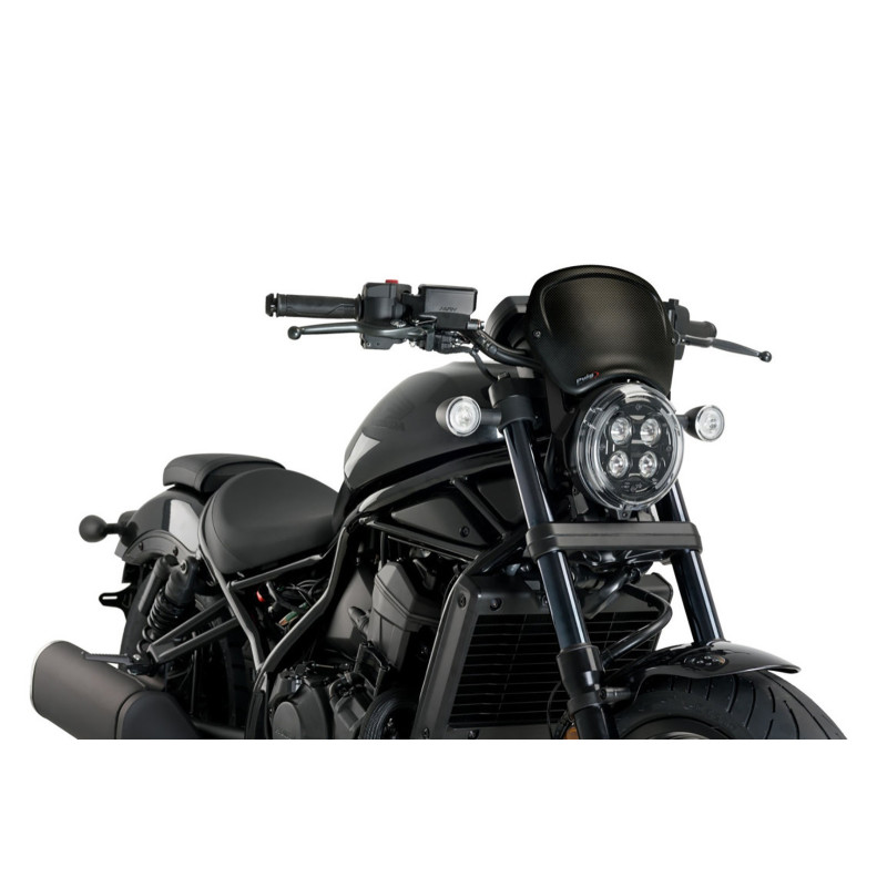 Carenado delantero Puig Honda CMX1100 DCT Rebel 21 25 simil carbono