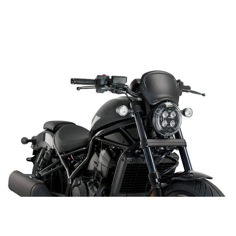 CARENAGE AVANT PUIG HONDA CMX1100 DCT REBEL 21-23 NOIR MAT