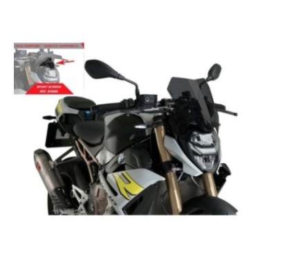 PUIG CUPOLINO NAKED N.G. SPORT BMW S1000 R 21-24 FUME SCURO