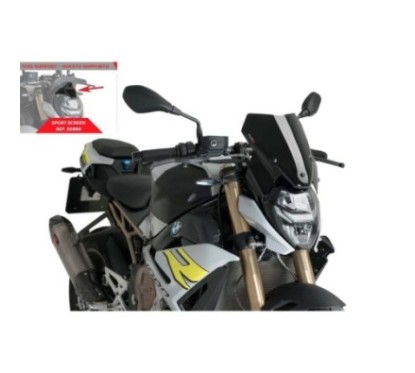 PUIG NAKED SCREEN NG SPORT BMW S1000 R 21-24 BLACK