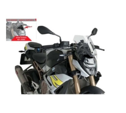 PARE-BRISE PUIG NAKED NG SPORT BMW S1000 R 21-24 TRANSPARENT