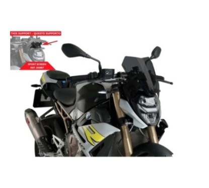 PANTALLA NAKED PUIG NG SPORT-SOPORTE OEM. BMW S1000 R 21-24 HUMO OSCURO