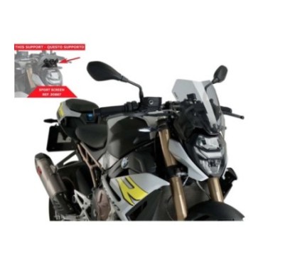 PANTALLA NAKED PUIG NG SPORT-SOPORTE OEM. BMW S1000 R 21-24 HUMO LIGERO