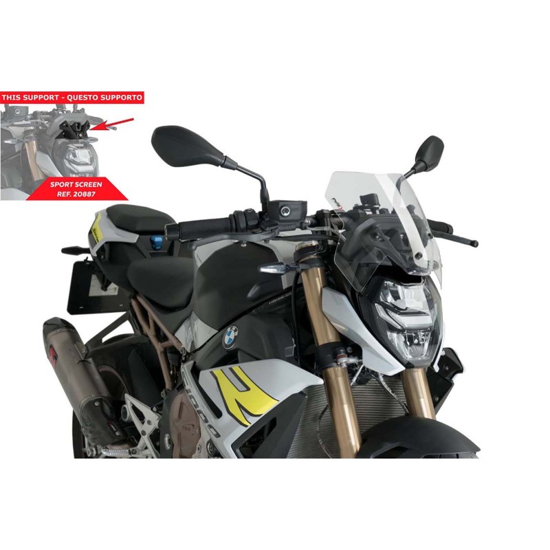 PUIG CUPOLINO NAKED N.G. SPORT-OEM SUPP. BMW S1000 R 21-24 TRASPARENTE