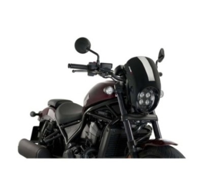 PUIG SEMI-FAIRED SCREEN ANARCHY HONDA CMX1100 REBEL 21-24 BLACK