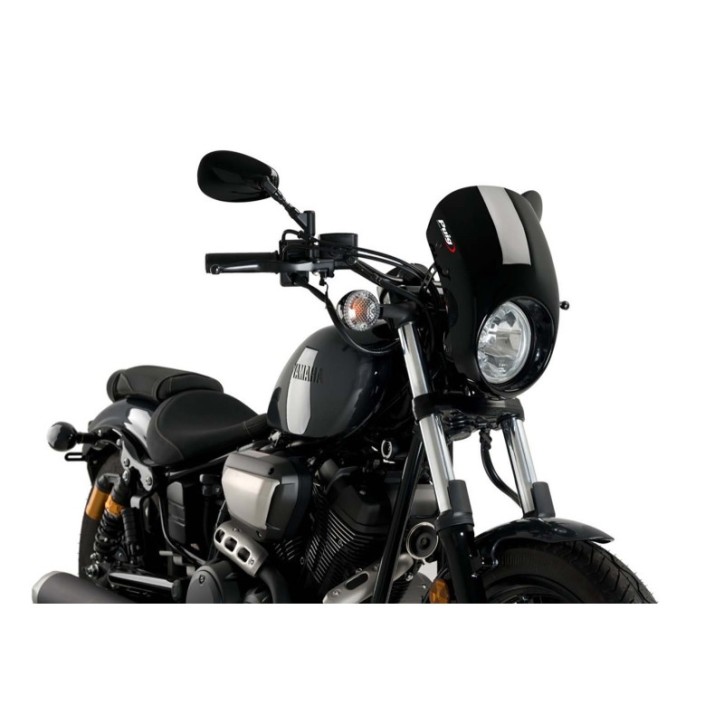 PUIG ECRAN SEMI-CARENE ANARCHY POUR YAMAHA XV950/R 14-20 NOIR