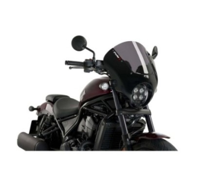 CUBREPUIG SEMICARENADO DARK NIGHT HONDA CMX1100 REBEL 21-24 HUMO CLARO-21104H