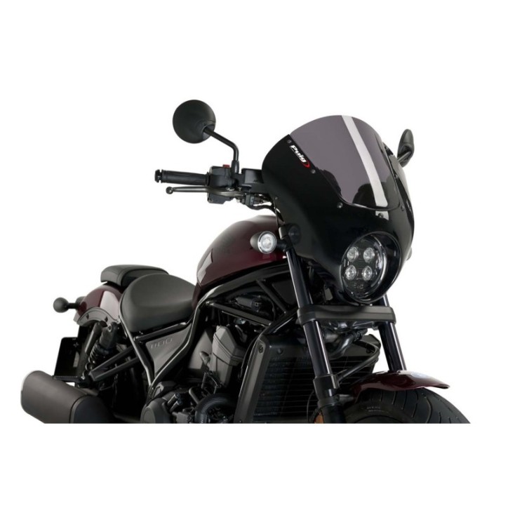 CUBREPUIG SEMICARENADO DARK NIGHT PARA HONDA CMX1100 REBEL 21-24 HUMO CLARO-21104H