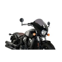 PUIG CUPOLINO SEMICARENATO DARK NIGHT INDIAN SCOUT BOBBER 18-24 FUME SCURO-21107F