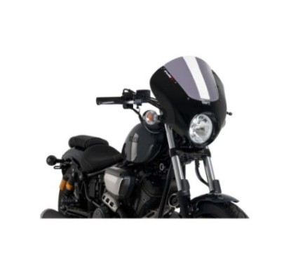 PUIG CUPOLINO SEMICARENATO DARK NIGHT YAMAHA XV950 R 14-20 FUME CHIARO