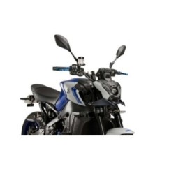 PUIG SPOILER AVANT DOWNFORCE NAKED YAMAHA MT-09 21-23 LOOK CARBONE