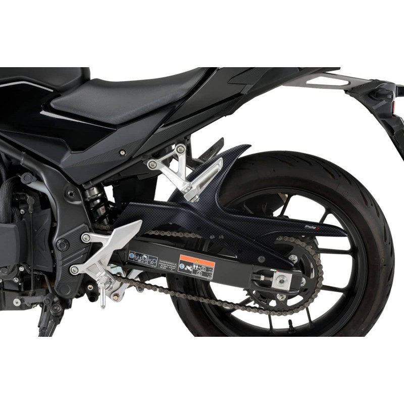 GARDE-BOUE ARRIERE PUIG HONDA CB500X 22-24 LOOK CARBONE