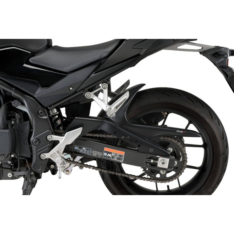 GUARDABARROS TRASERO PUIG HONDA CB500X 22-24 NEGRO MATE